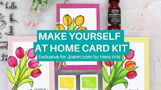 Make Yourself At Home Card Kit Hero Arts April 2023 EXCLUSIVE Joann com