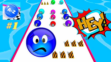 AZ Run - 2048 ABC Runner | All Levels | PRO Gameplay (1 | 2)