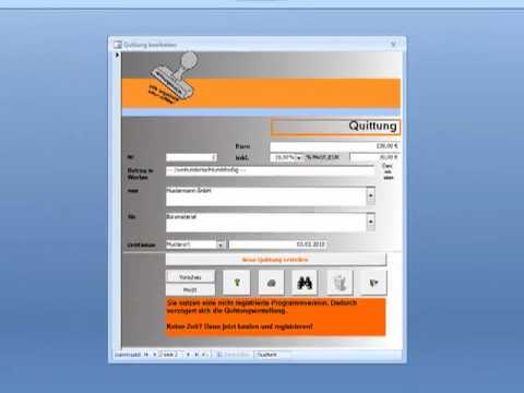 Quittung programm