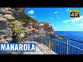 Manarola, Italy 4k ❤️NEW Walking tour 2021 (CINQUE TERRE) Liguria ❤️