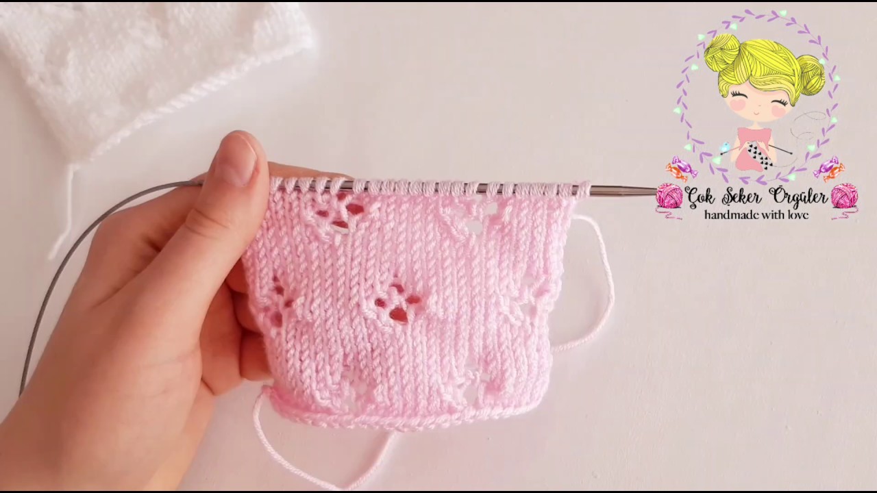 Guzel Bir Ajur Modeli Youtube Yeni Baslayanlar Orgu Desenleri Baby Knitting Patterns Orgu Egitimleri