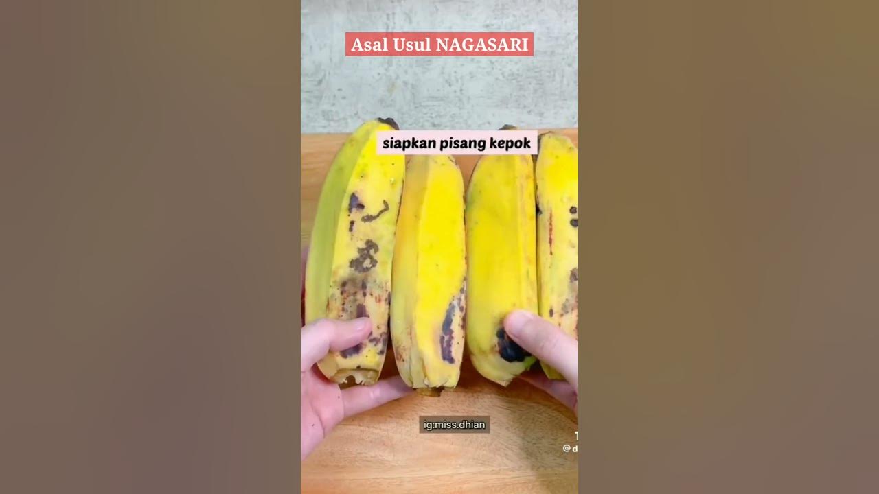 Asal Usul Kue NAGASARI  #nagasari #tradisional #kuejadul