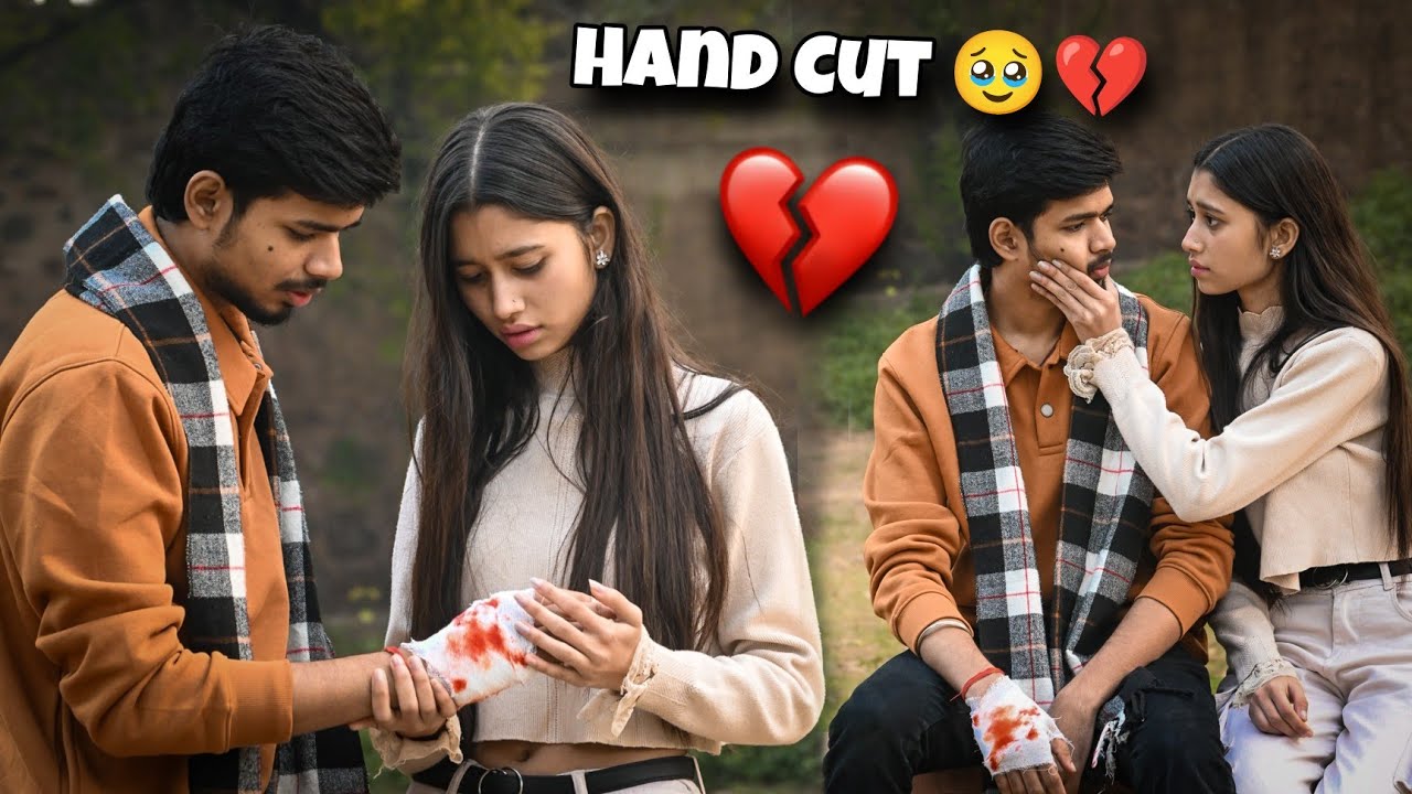 Adi Kiya Hand Cut 💔🥹 | Hand Cut Prank On Naina 💔🥹 | Mr Adi