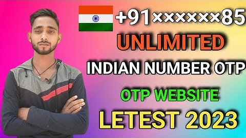 Indian Number OTP Website ! Unlimited OTP bypass Trick ! Letest 2023