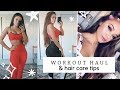 HAIR CARE TIPS + WORK OUT CLOTHING HAUL VLOG | viviannnv