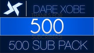 500 Subcribers Graphics Pack!