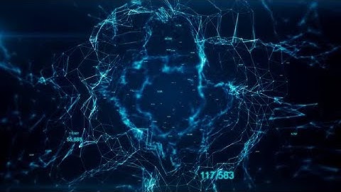 Blue Plexus Tunnel Stock Motion Graphics