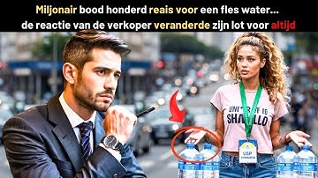 Miljonair bood honderd reais voor een fles water... de reactie van de verkoper veranderde zijn...