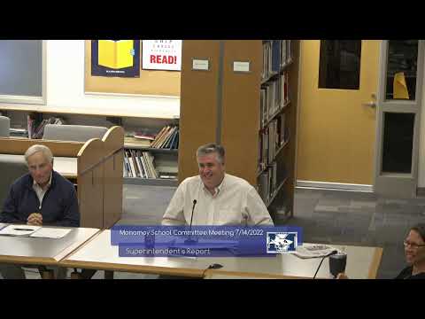 Monomoy Regional School District School Committee Meeting 7/14/2022