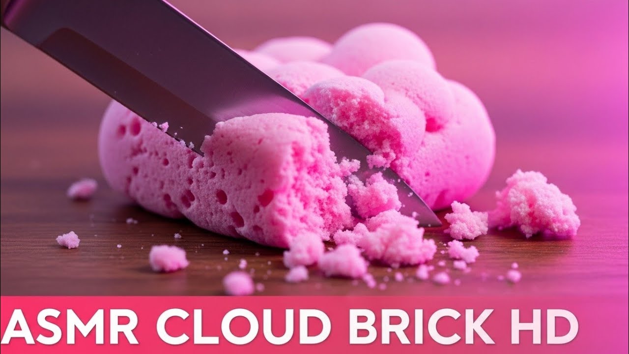ASMR Cutting Cloud Brick | Ultra HD Satisfying Crunchy Sounds | Sulaiman Abid ASMR 