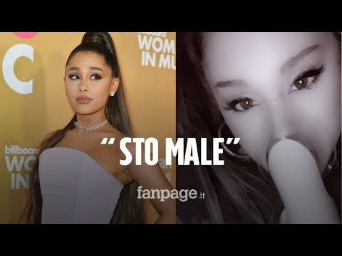 Video: Ariana Grande è Malata E Invia Una Dichiarazione