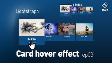 Card hover effect ep03 - Bootstrap4