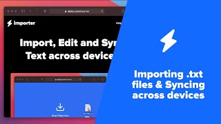 Using Importer to create, edit and sync .txt files and presentations screenshot 4