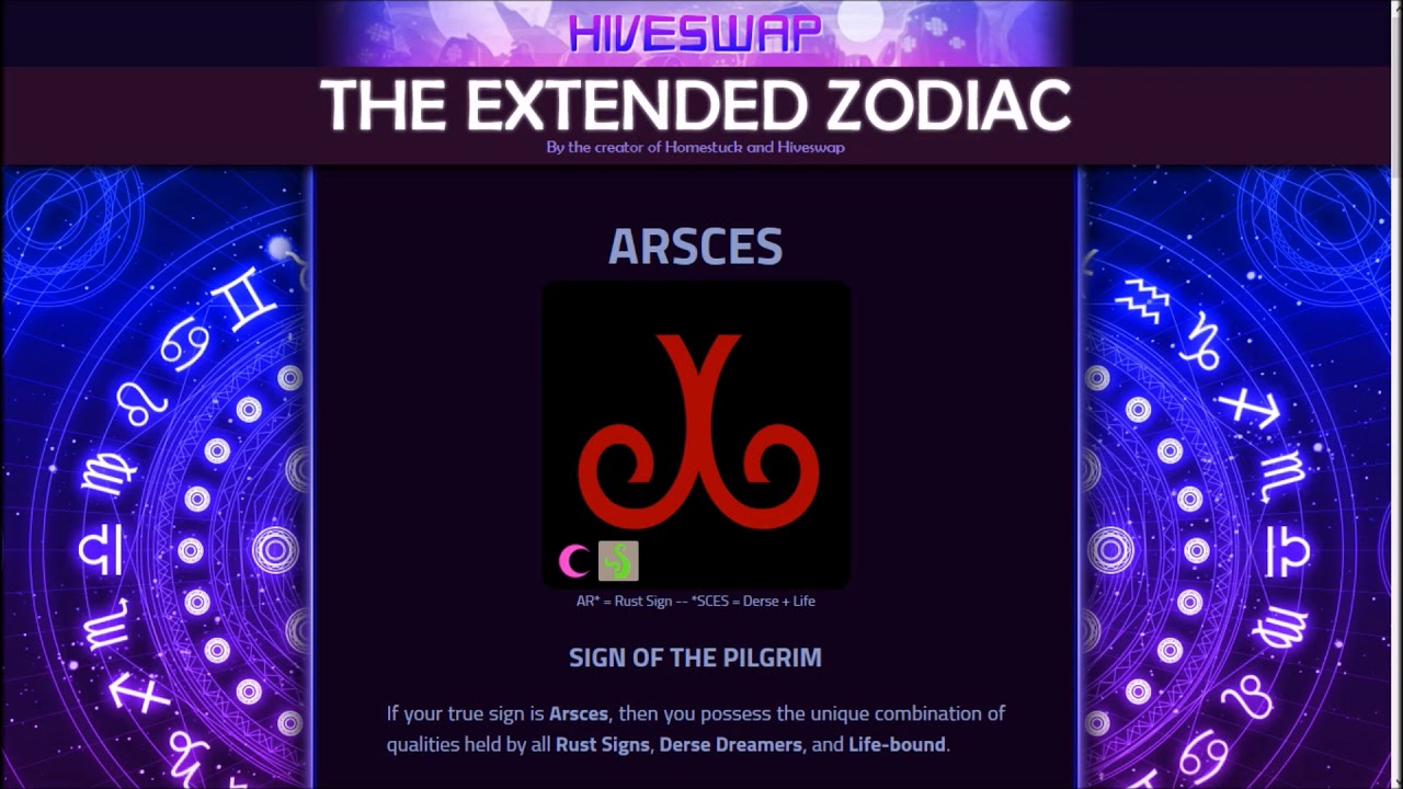 The Extended Zodiac