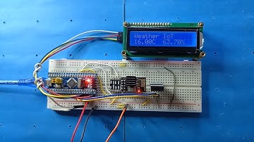STM32 weather station IoT (thingspeak) demo