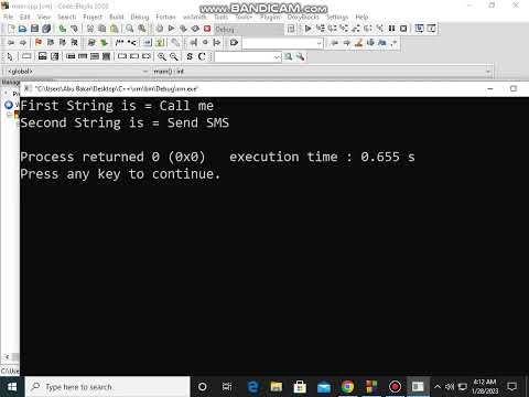 C++ Program to Demonstrate Initialization of C++ String