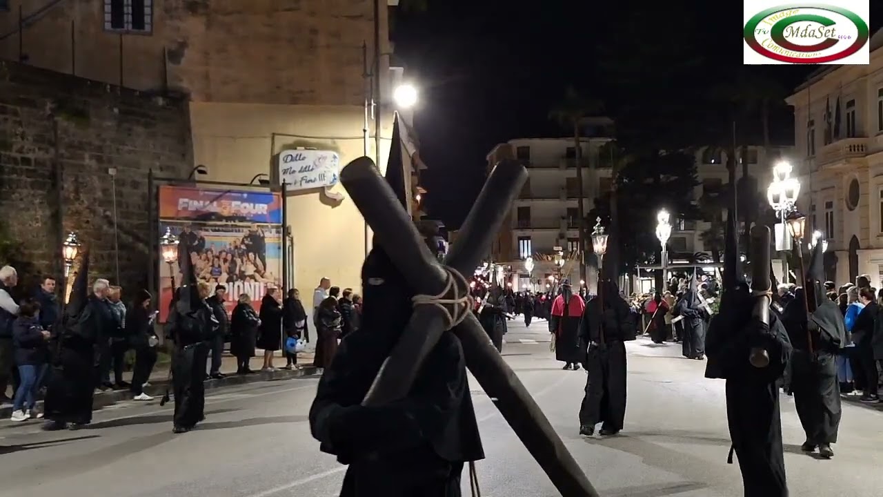 Processione Cristo Morto 2025-Settimana Santa 2025 - Sant'Agnello 18/04/2025 -2