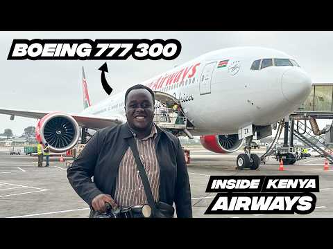 Inside A 12 BILLION KSH Kenya Airways Boeing 777-300 ER !!