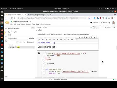 using google colab to generate worksheets in html and md files