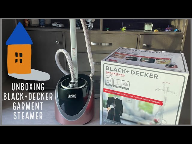 Unboxing black and decker twin pole garment steamer model gst400