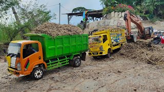 MOBIL TRUK ISUZU GIGA NMR, DUMTRUCK CANTER, MOBIL OLENG, EXCAVATOR BEKO KERUK, MOBIL MOBILAN TRONTON