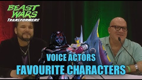 Beast Wars Ravage & Depth Charge Voice Actors on Their Favourite Characters to Interact With.