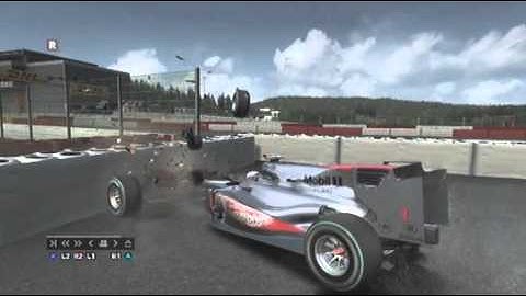 F1 2010: Huge Crash On Spa   *NEW"