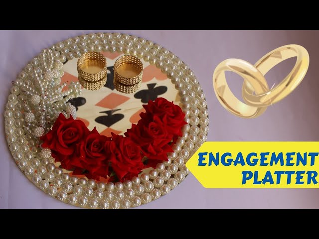 Velvet Decorative Engagement Ring Tray – Anantmaya