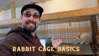 Meat Rabbit Cage Sizes, and Setup