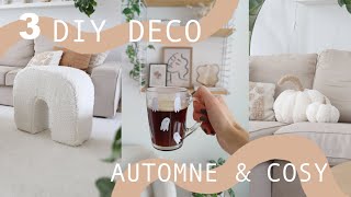 3 DIY DECO cosy pour l'automne  Récup  Potirons  Halloween