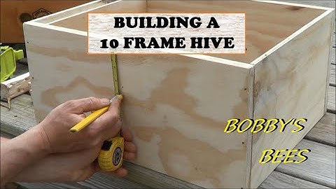 FEEDING THE BEES/BUILDING A 10 FRAME DEEP