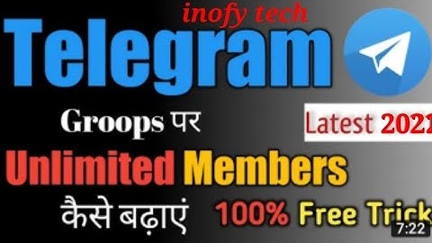 Add Unlimited Members in your Telegram Channel live show 100℅ | teligram member add kaise kare 2022