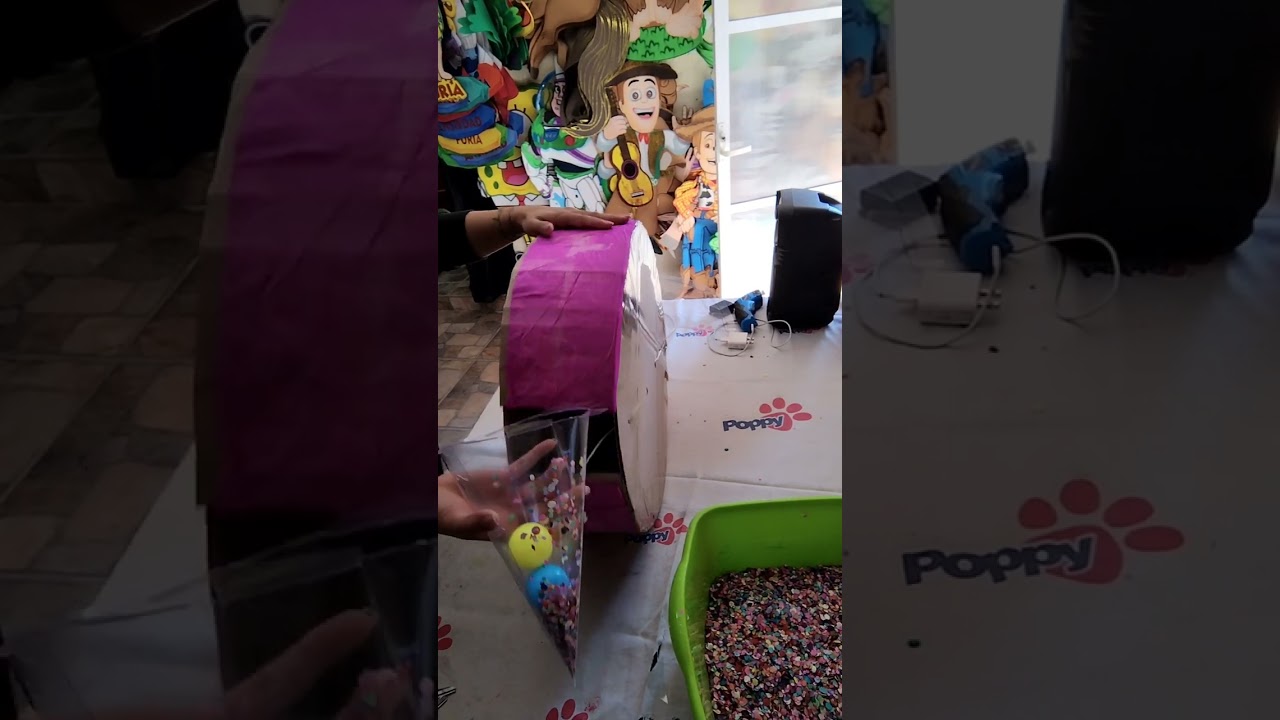 Piñata de picos transparentes desde cero