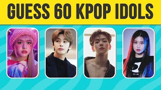 GUESS 60 KPOP IDOLS ⭐│KPOP QUIZ