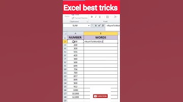 how to convert number into words #shortsfeed #exceltips #excel #msoffice #exceltricks #msofficeexcel