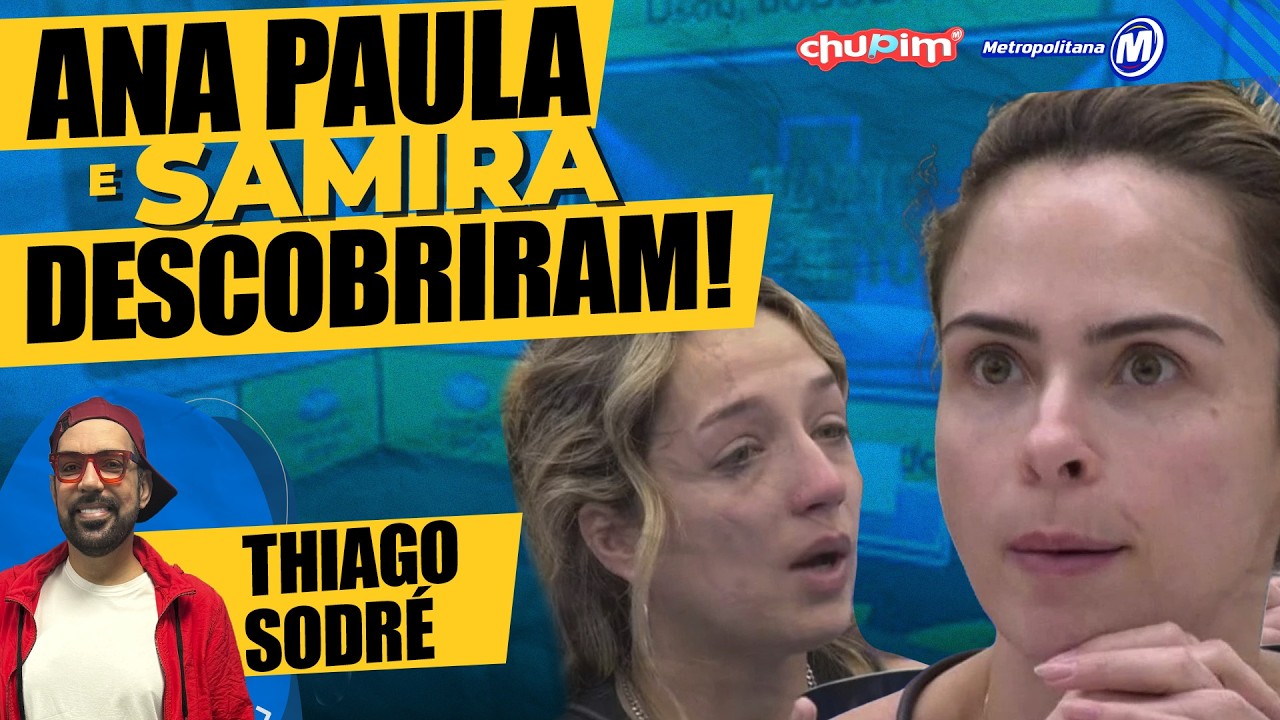 💥 BBB26: ANA PAULA DESCOBRE QUARTO SECRETO! / GENTILI FORA DO SBT / THIAGO SODRÉ