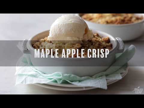 Paleo Maple Apple Crisp