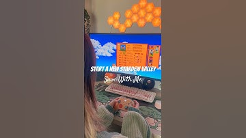 Start a new Stardew Valley save with me #stardewvalley #games #edit #cozydesk #gamergirl #cozysetup