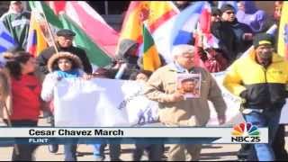 Cesar Chavez March in Flint