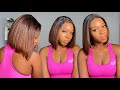 OMG! THIS BOB IS GIVIN’ | OMBRE BLONDE BLUNT CUT | #luvmehair