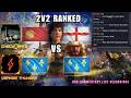 AOE4 2v2 S12 #49: Sengoku Daimyo &amp; French VS English &amp; French on Lipany