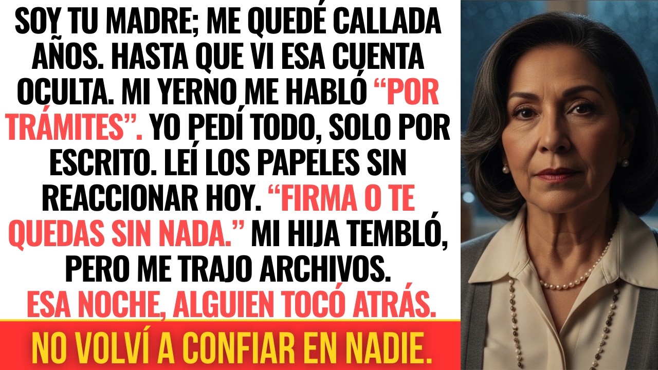 Mi esposo murió “perfecto”… pero el dinero no estaba donde debía, y mi yerno ya tenía un plan…