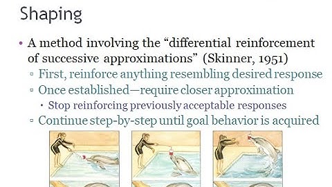PSYC 370 Video Lecture - Shaping