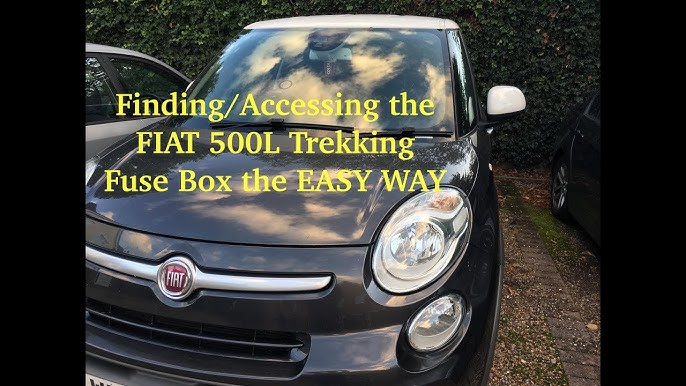 WHERE IS FUSE BOX RELAYS LOCATED ON FIAT 500, FUSE LOCATION, FUSE