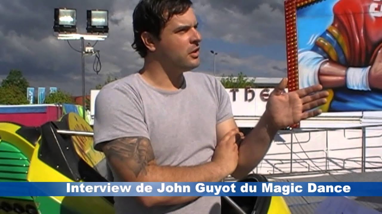Interview de John Guyot-Magic Dance- à la fête foraine d'Audincourt