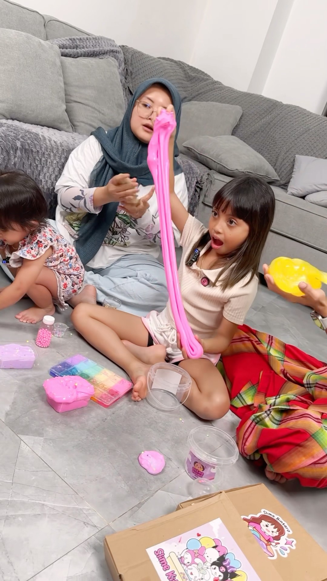 SIAPA YANG MAU MAIN SLIME KAYA LEIKA???... #leika #shorts #viralvideo