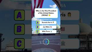 🇺🇸 “Powerful position!”🤯 “Do you know?”who is the vice President of the United States#usaquiz #usa