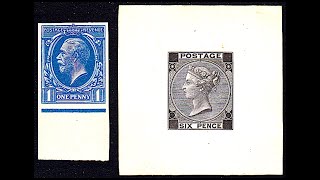 GB stamp proofs and essays, a look at some auction lots - CSA June 2024