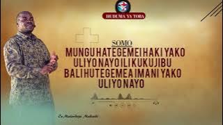 MUNGU HATEGEMEI HAKI YAKO ULIYO NAYO KUKUJIBU BALI HUTEGEMEA IMANI YAKO ULIYO NAYO