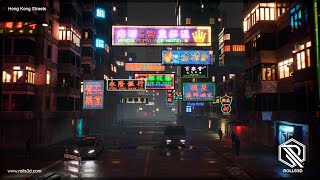 Hong Kong streets - by Rolls3D